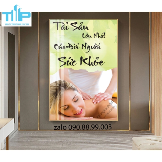 khung tranh dưỡng sinh trị liệu cổ vai gáy