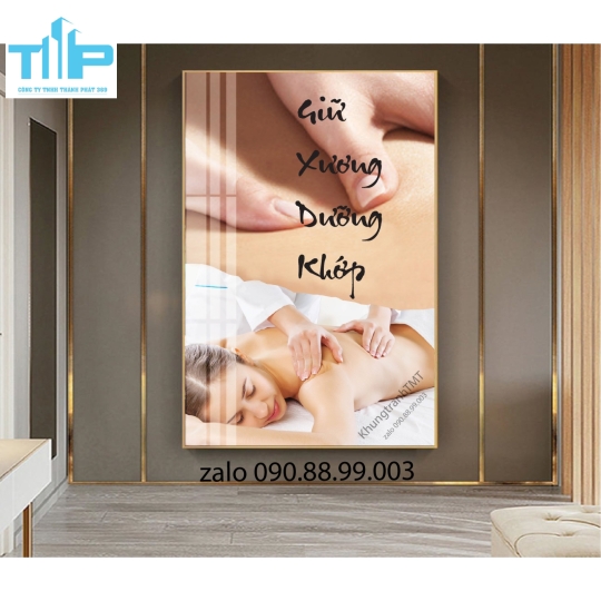 khung tranh dưỡng sinh trị liệu cổ vai gáy