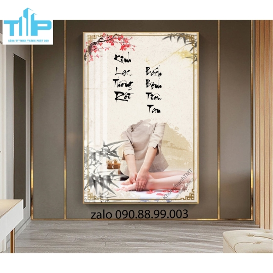 khung tranh dưỡng sinh trị liệu cổ vai gáy