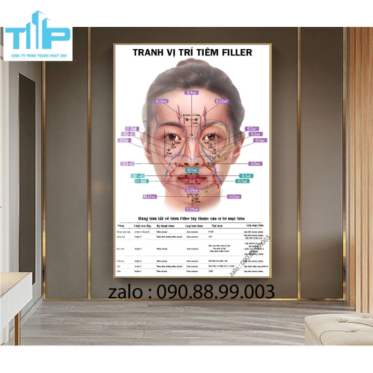 Tranh Filler chăm sóc da mặt