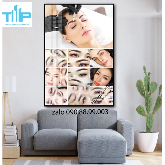 Tranh tráng gương  phun xăm 