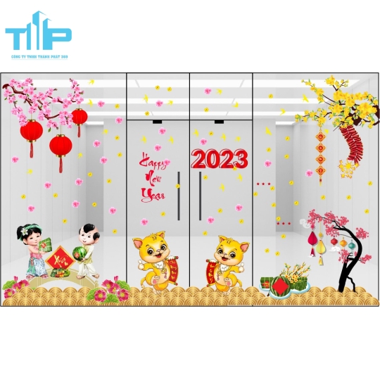 Decal Trang Trí Tết 4