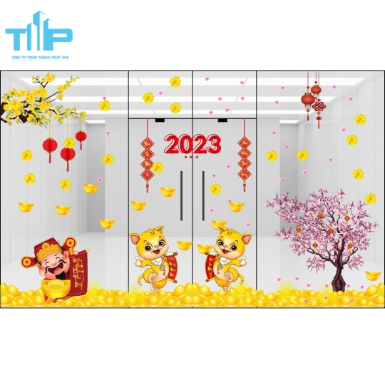 Decal Trang Trí Tết 5