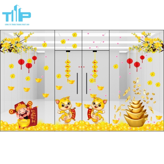 Decal Trang Trí Tết 4