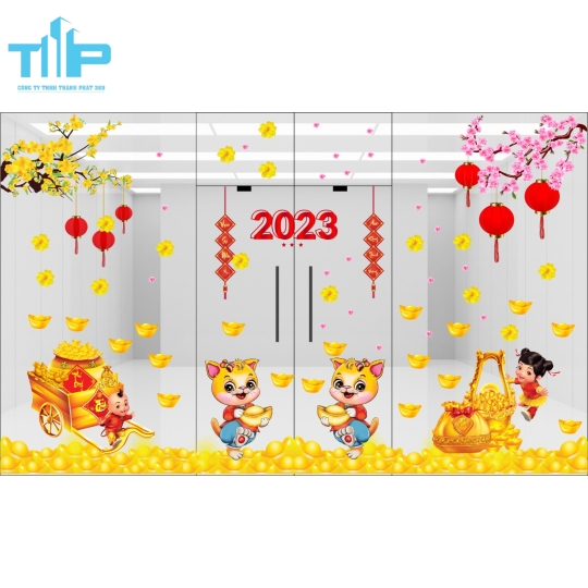 Decal Trang Trí Tết 4